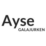 Ayse Galajurken logo zwart